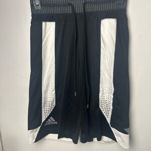 Adidas Black and White Performance Shorts